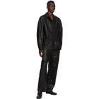 Lemaire Black Cotton Trousers