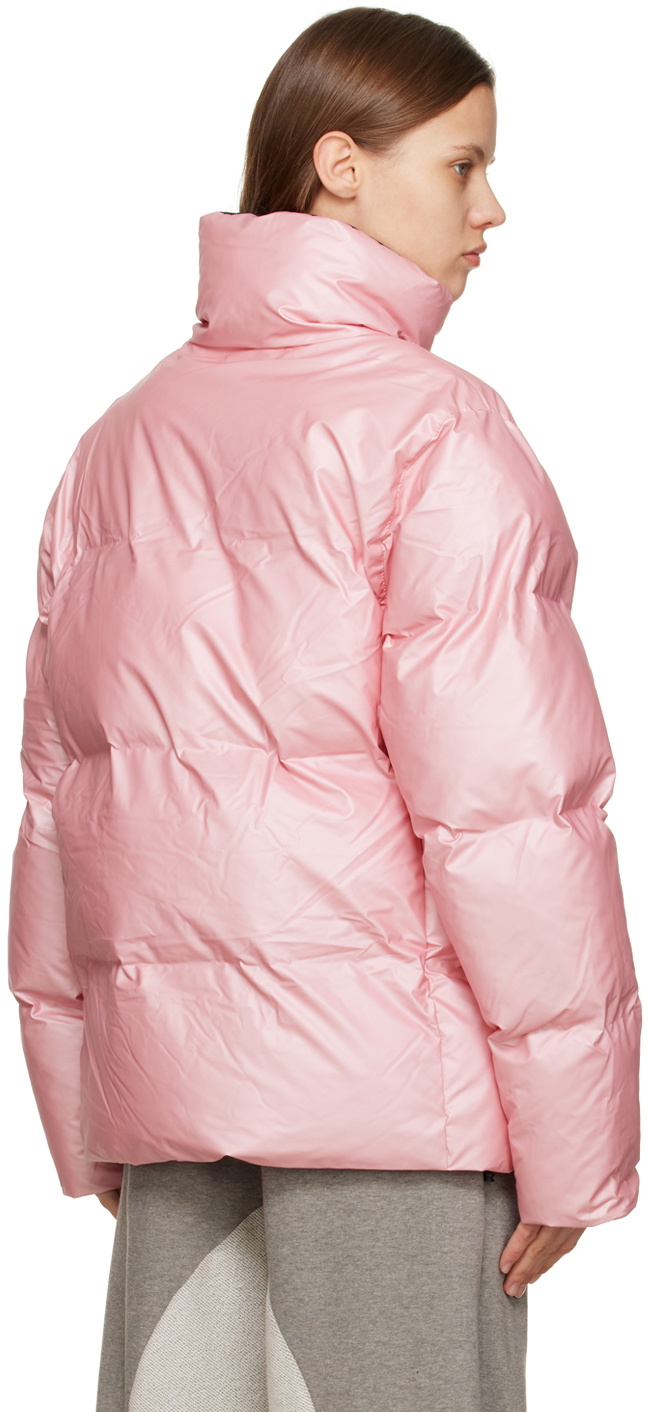 RAINS Pink Boxy Jacket