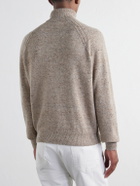 Zegna - Wool-Blend Rollneck Sweater - Neutrals