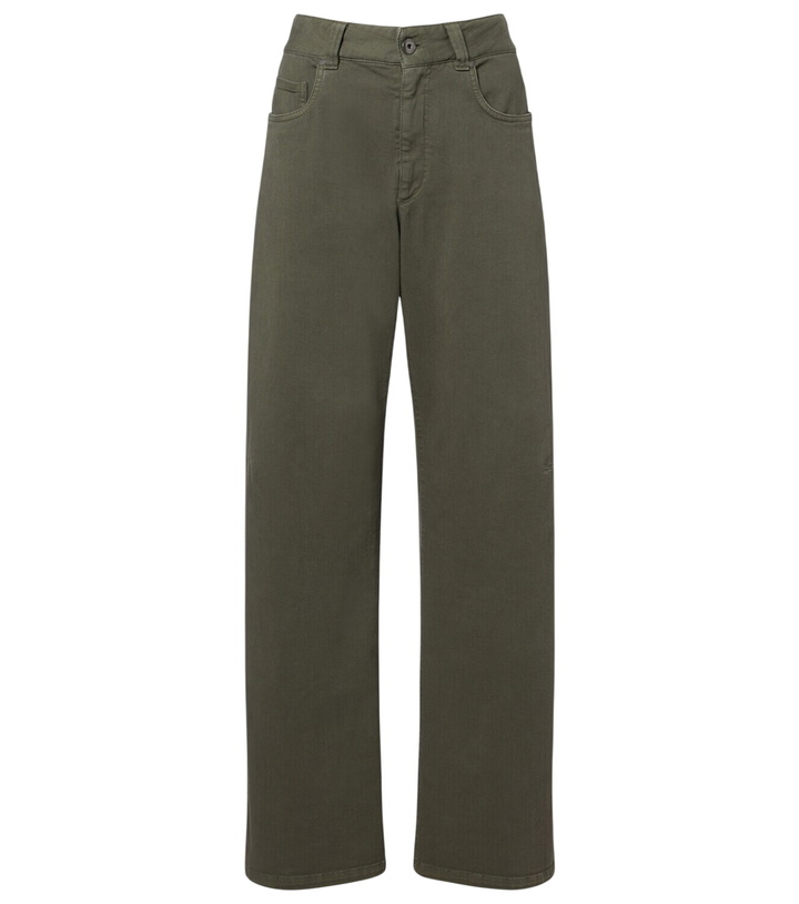 Photo: Brunello Cucinelli Monili wide-leg jeans