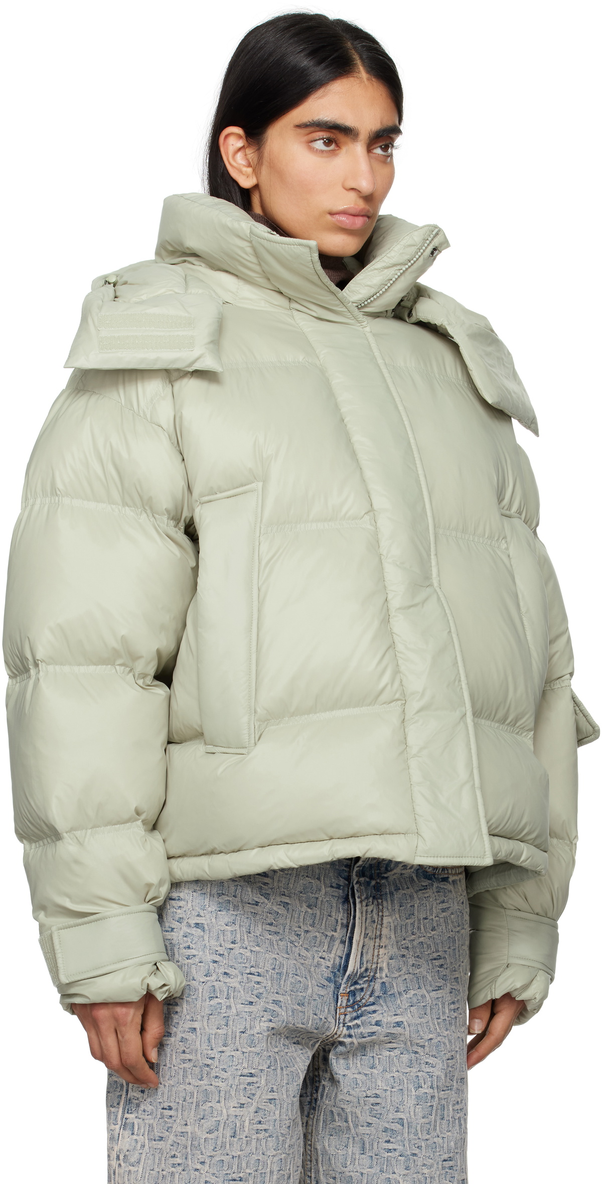 Holzweiler Green Steilia Short Down Jacket