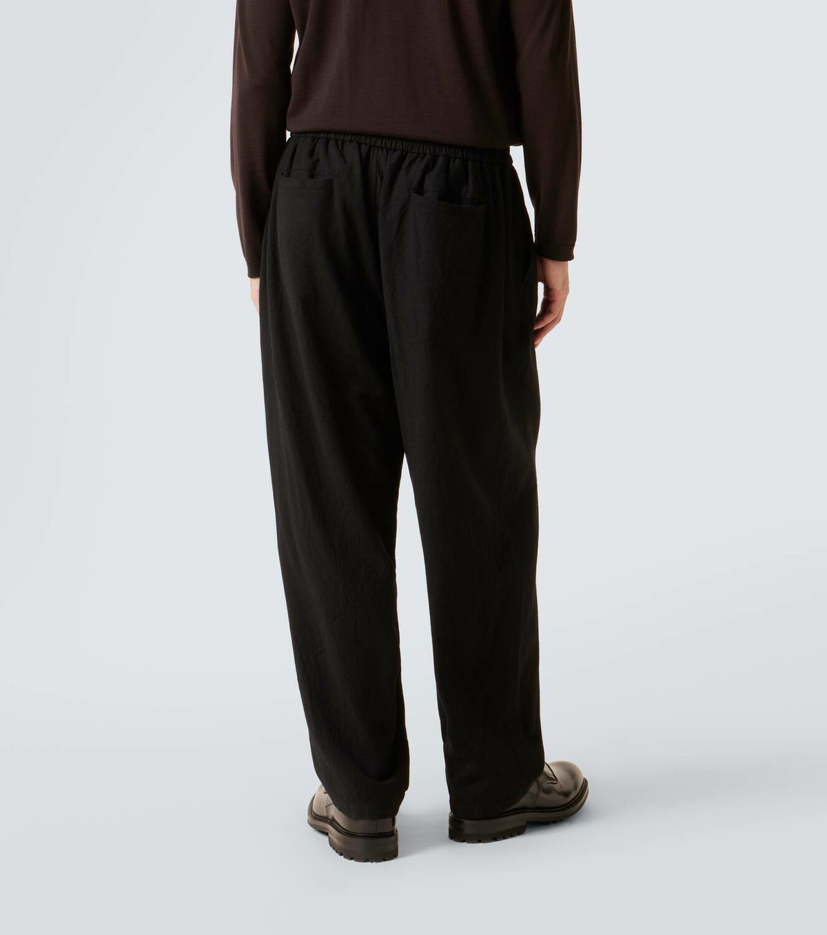 Giorgio Armani Virgin wool straight pants