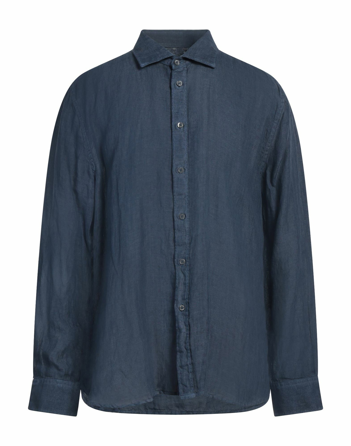 120% Lino Mens Shirt in Navy