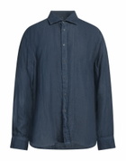 120% Lino Mens Shirt in Navy