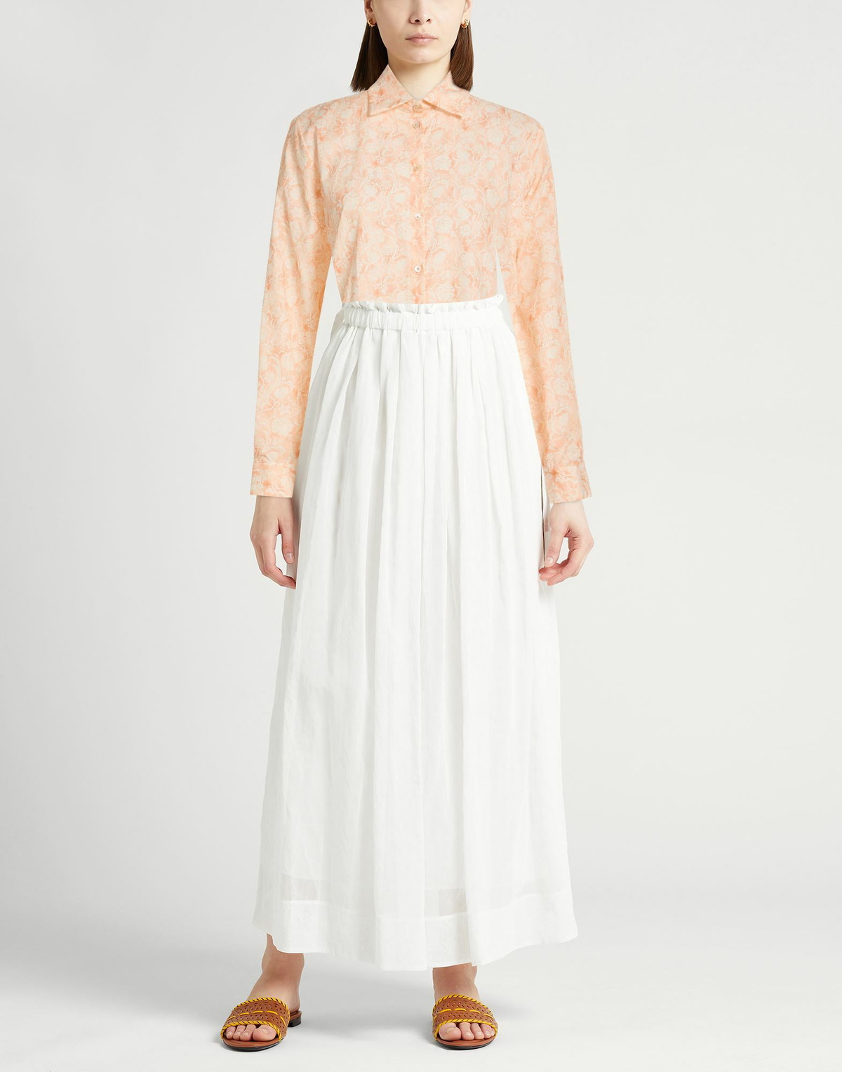 Massimo Alba Womens Shirt Apricot