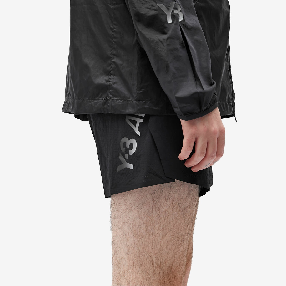 Y-3 Men's M Running Shorts in Black Y-3