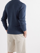 LORO PIANA - Slim-Fit Linen Sweater - Blue - IT 52