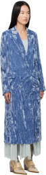 Collina Strada Blue Short Wolverine Coat