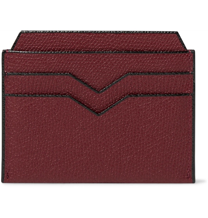 Photo: Valextra - Pebble-Grain Leather Cardholder - Red
