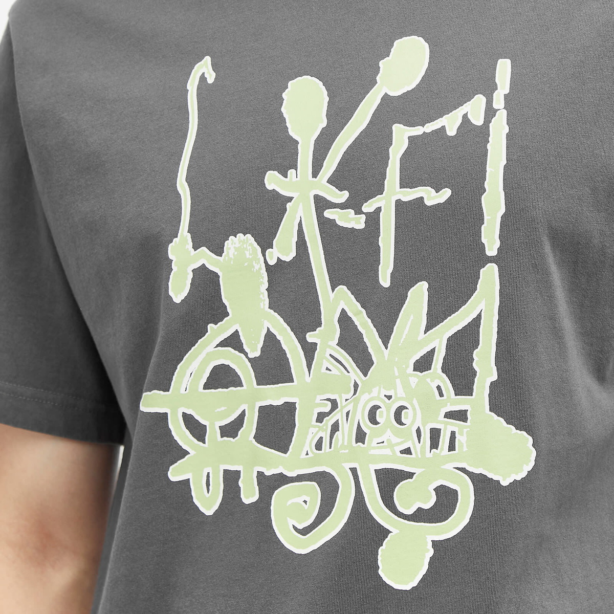 Lo-Fi Men's Emulsion T-Shirt in Washed Black