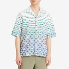 Casablanca Men's Towelling Vacation Shirt in Monogram Gradient