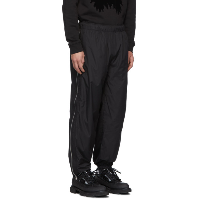 McQ Alexander McQueen Black Zipper Lounge Pants McQ Alexander McQueen
