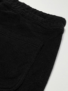 TOM FORD - Straight-Leg Cotton-Terry Shorts - Black