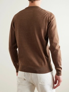 Mr P. - Merino Wool Sweater - Brown