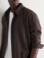 John Elliott - Cotton Kersey-Twill Shirt - Brown