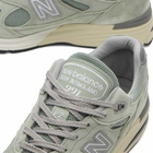 New Balance 991v2 Sneaker in Sea Grass/Silver