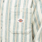 Dickies Men's Hope Stripe Overshirt in Light Western Stripe