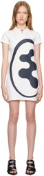 Mowalola White Thong Polo Minidress