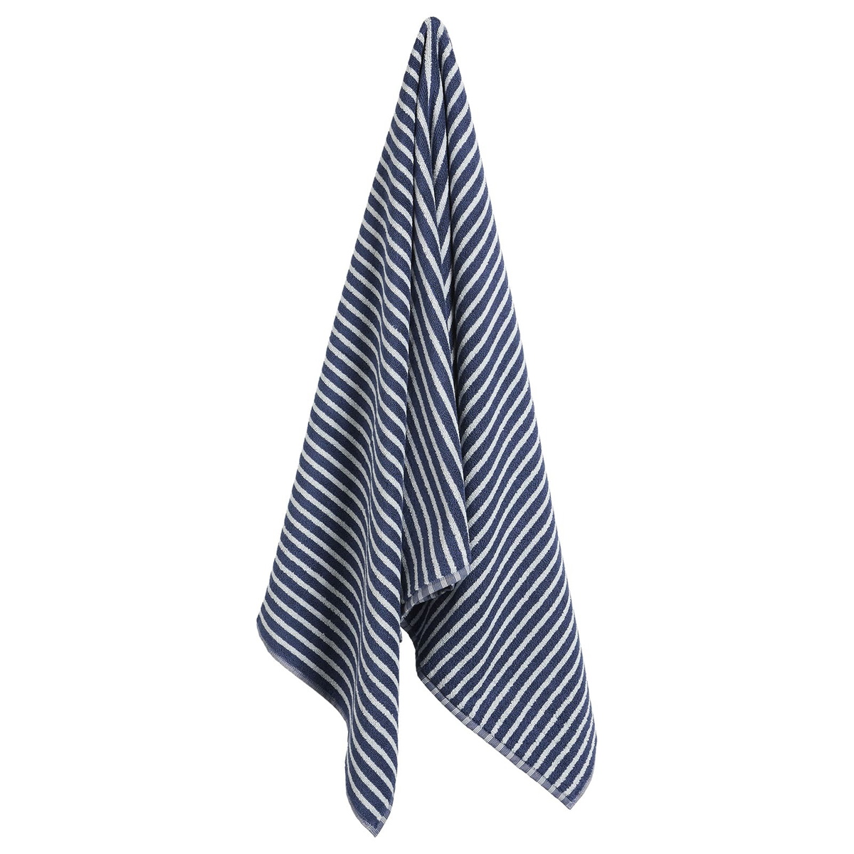 Tekla Fabrics Organic Terry Bath Towel in River Stripes 
