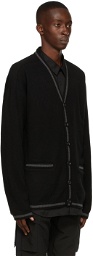 mastermind JAPAN Black & Grey Baby Cashmere Cardigan