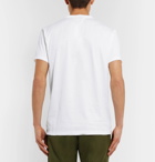 Berluti - Leather-Trimmed Cotton-Jersey T-Shirt - Men - White