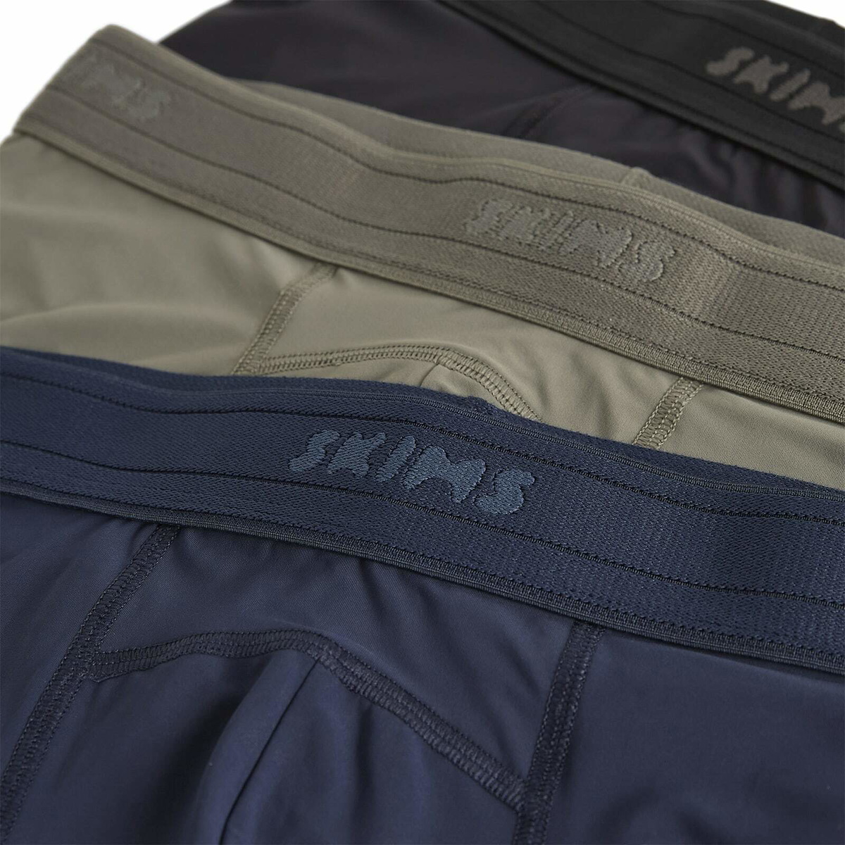 SKIMS Men's Sport Boxer Brief 7" - 3-Pack in Navy Gunmetal Multi