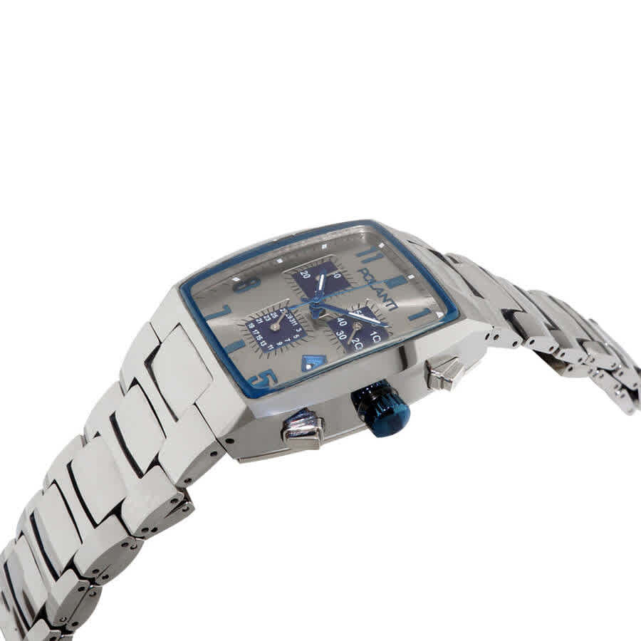Polanti Valor Chronograph Quartz Grey Dial Mens Watch PO1085-TGYBU