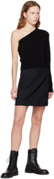 DRAE Black Bella Miniskirt