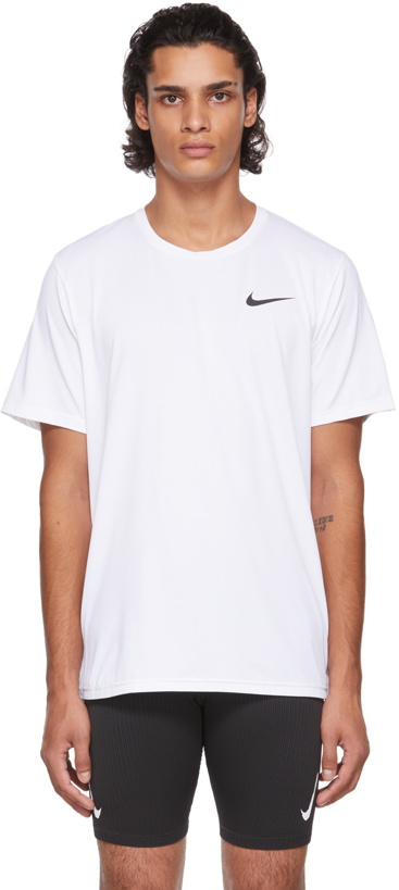 Photo: Nike White Pro Dri-FIT T-Shirt