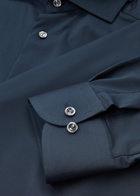 Eton Stretch-jersey Shirt Navy