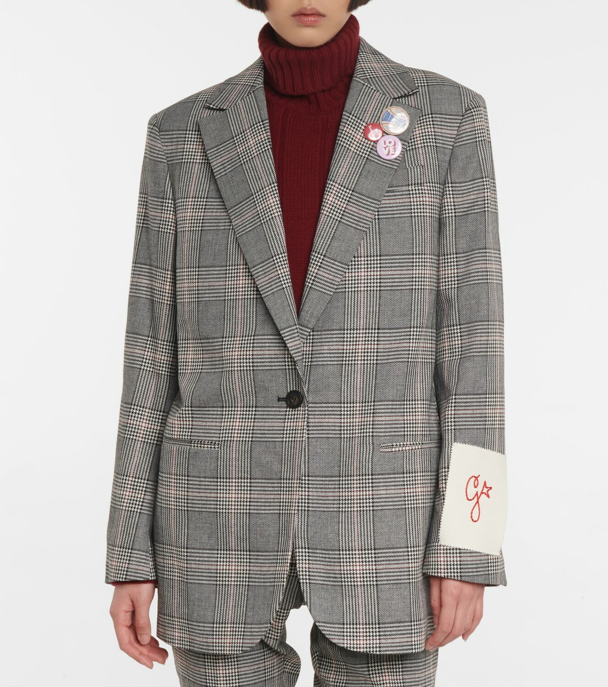 Golden Goose - Prince of Wales checked blazer