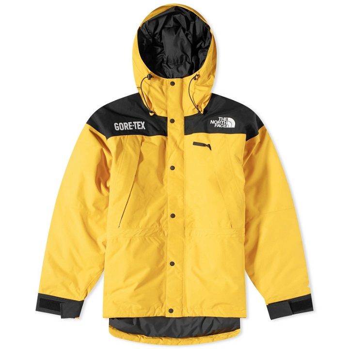 Photo: The North Face Men's Gore-Tex Mountain Guide Jacket in Summit Gold/Tnf Black