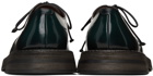 Marsèll Black & Green Abraded Alluce Derbys