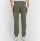 NN07 - Domenico Tapered Twill Drawstring Trousers - Army green