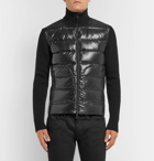 Moncler - Panelled Virgin Wool and Quilted Shell Down Jacket - Black