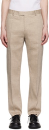 Tiger of Sweden Beige Tense Linen Blend Trousers