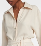 Vince Belted midi shirt dress