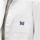 Needles Men's D.N. Coverall Jacket in White