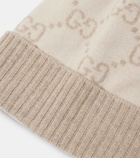 Gucci GG cashmere jacquard beanie