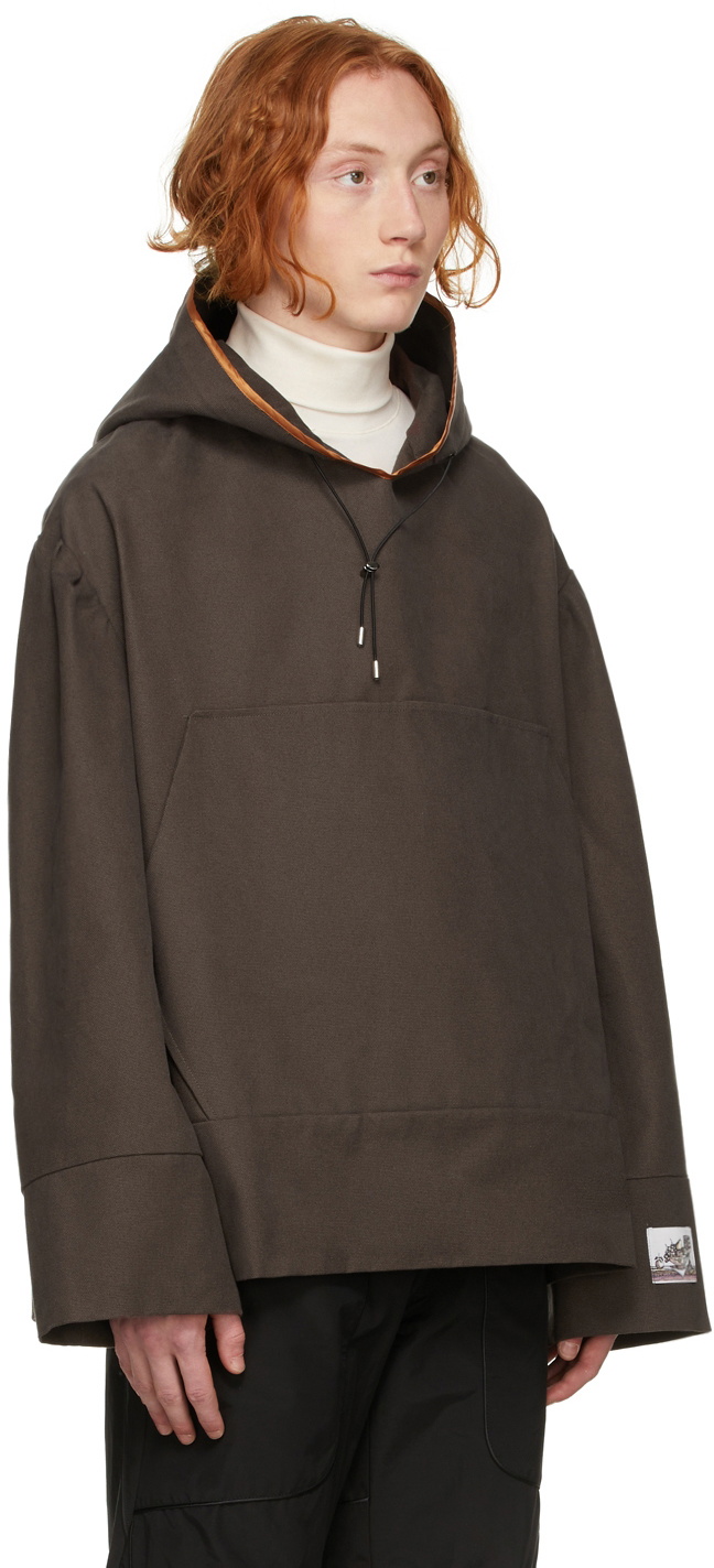 Boramy Viguier Brown Monk Hoodie