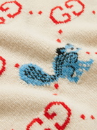 GUCCI - Logo-Jacquard Wool Sweater - Multi