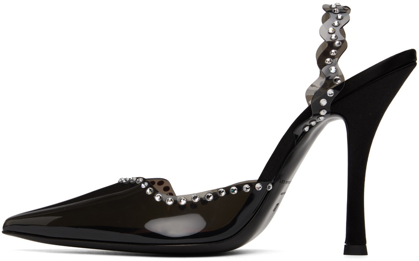 Les Petits Joueurs Black Jerry Waves Heels