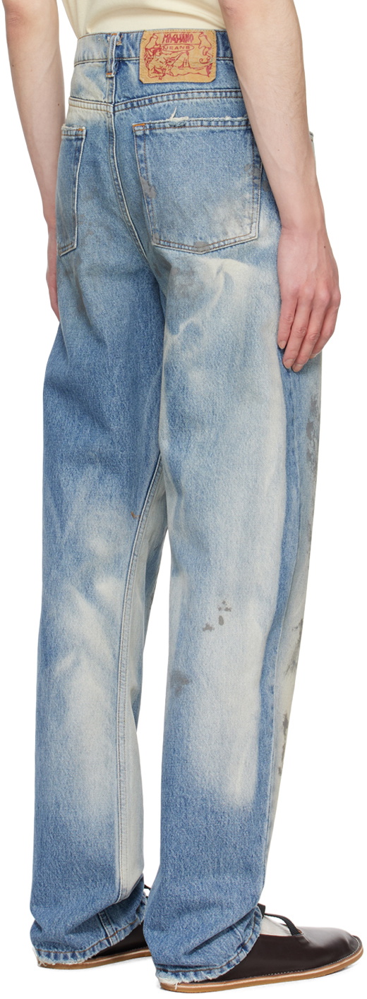 Magliano Blue Unregular Jeans