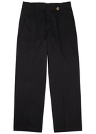 Casablanca Straight-leg Stretch-cotton Trousers Black