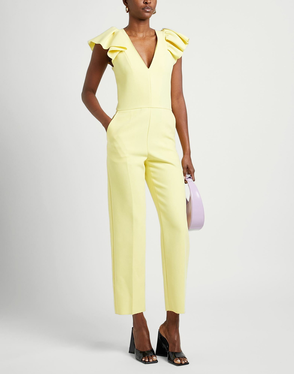 Msgm Womens Jumpsuit in Yellow