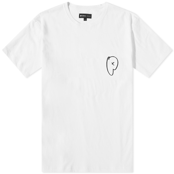 Photo: Purple Brand Men's Bubble P T-Shirt in White