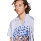 Etro Blue and White Star Wars Edition Poster Shirt
