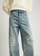 Loewe Anagram Wide-leg Jeans Denim