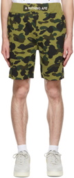 BAPE Green Camo Shorts