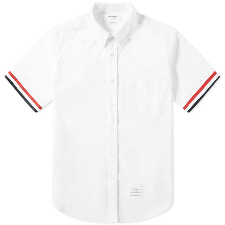 Photo: Thom Browne Short Sleeve Grosgrain Cuff Shirt